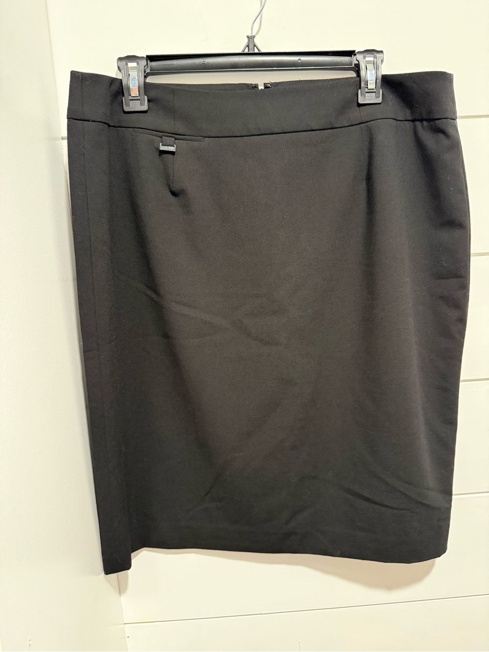 Calvin Klein Black Pencil Skirt - Minimal Office Elegance